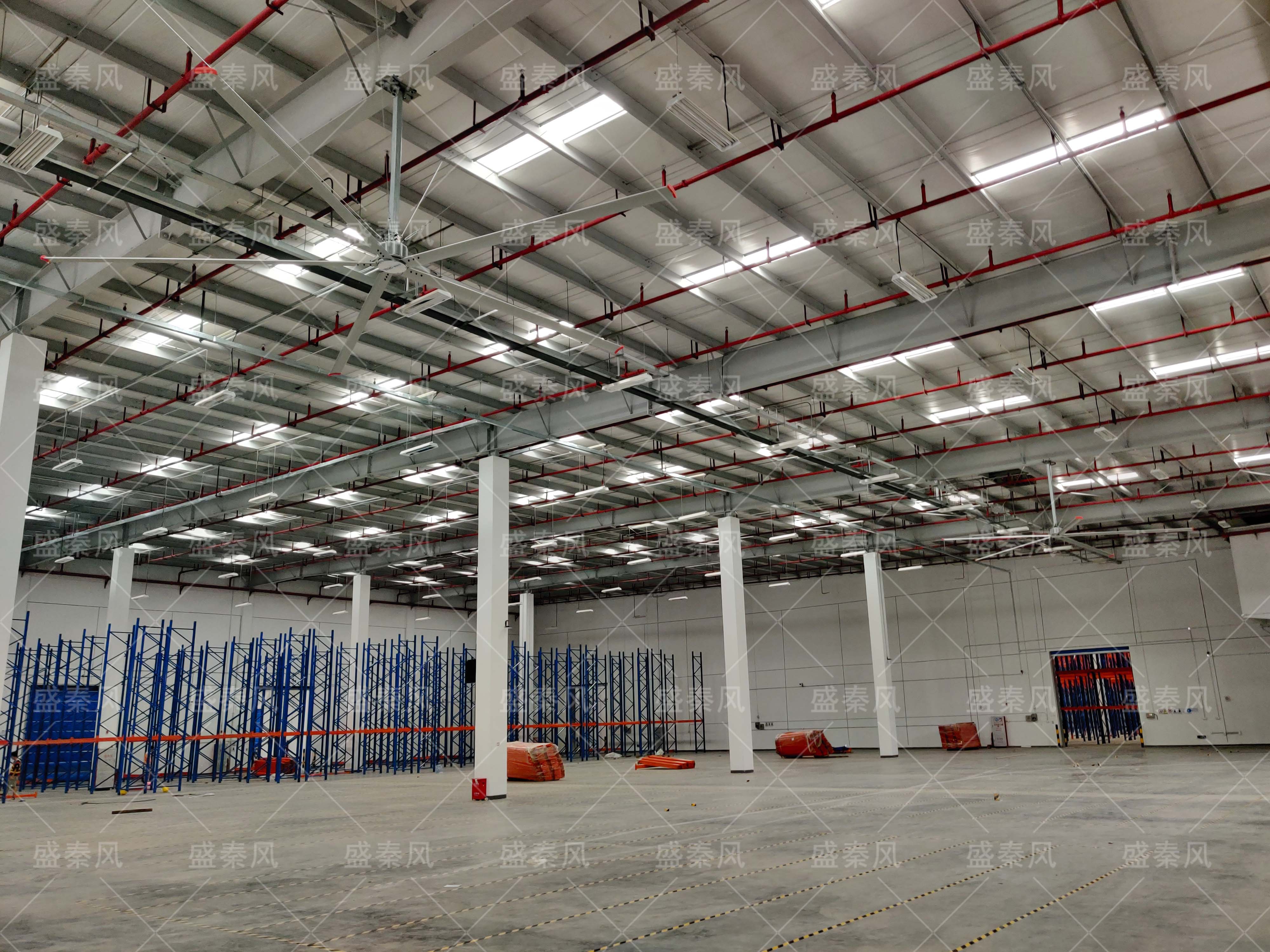 物流倉儲中心通風(fēng)降溫方案